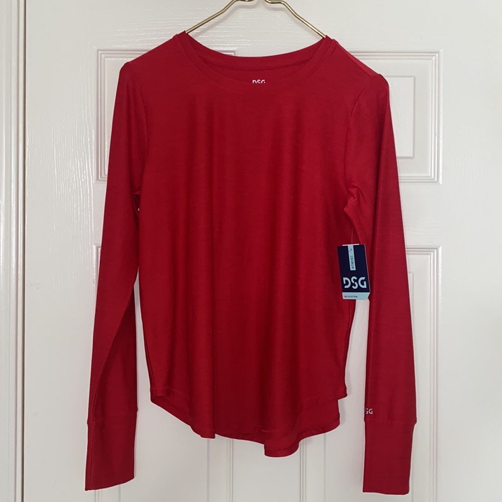 DSG Pure Crimson Heather Long Sleeve Shirt